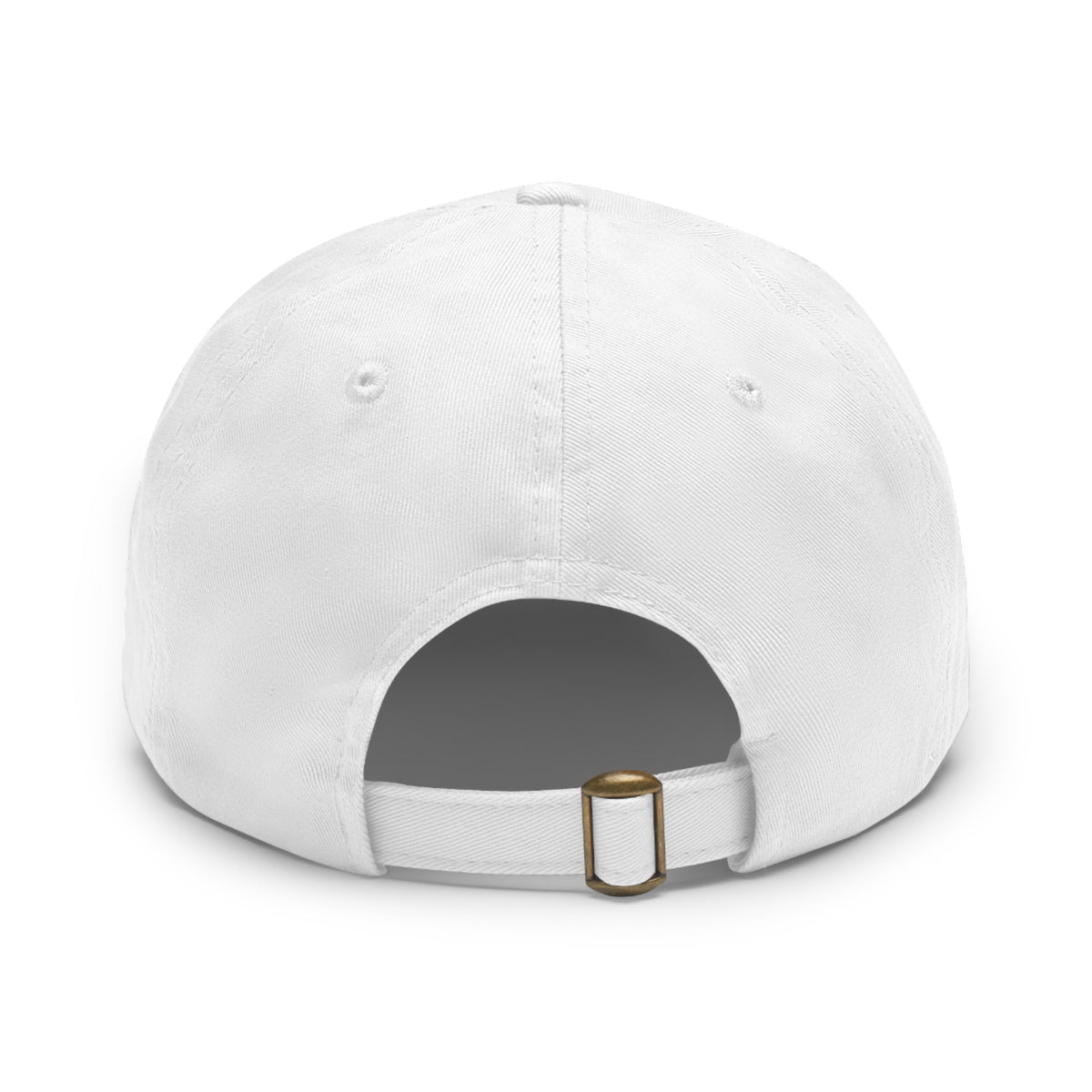 East Coast Retro Leather Patch Dad Hat — Vintage Palm Beach Baseball Cap