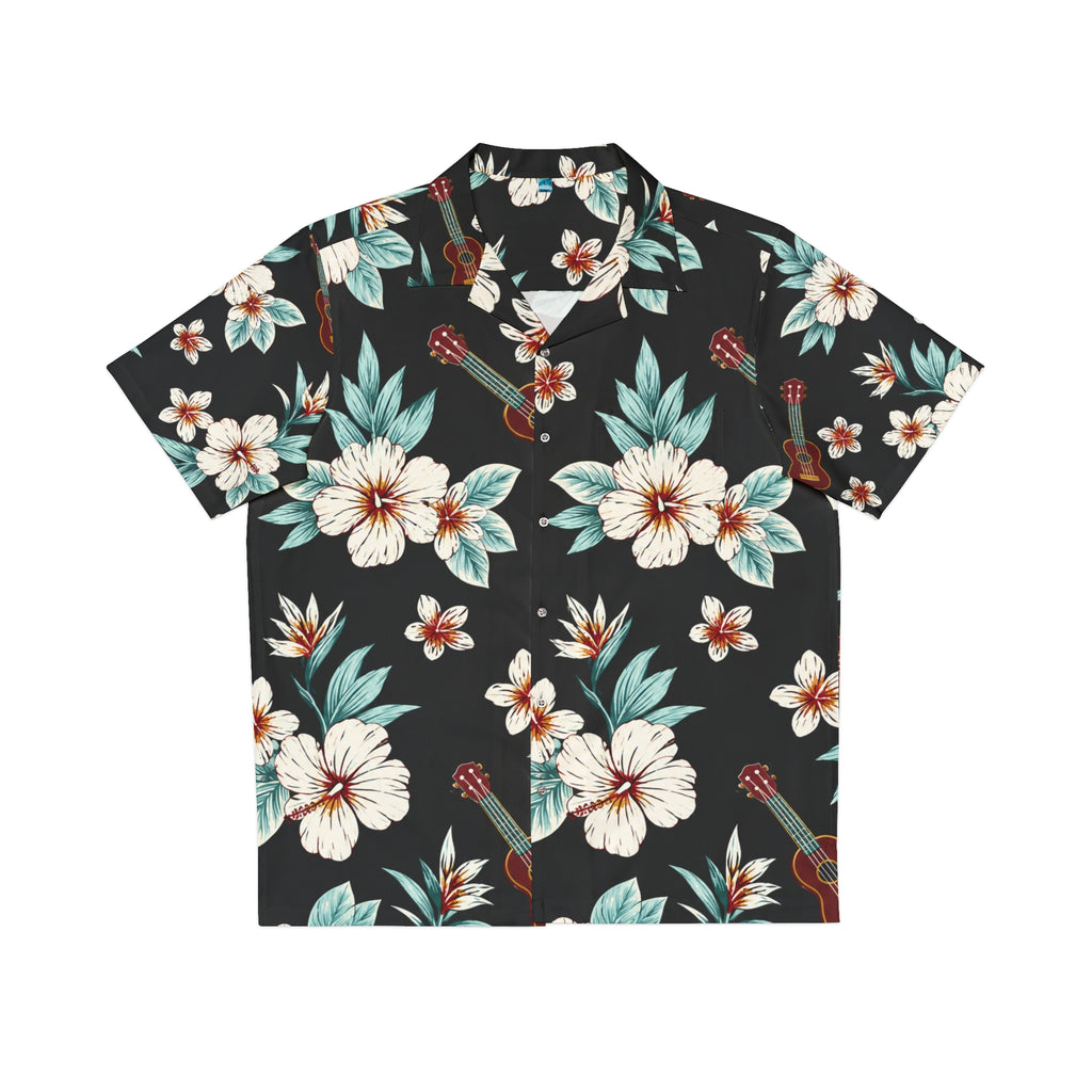 • Tropical Floral Hawaiian Shirt
• Aloha Serenade Hawaiian Shirt | Floral Ukulele Casual Beach Top