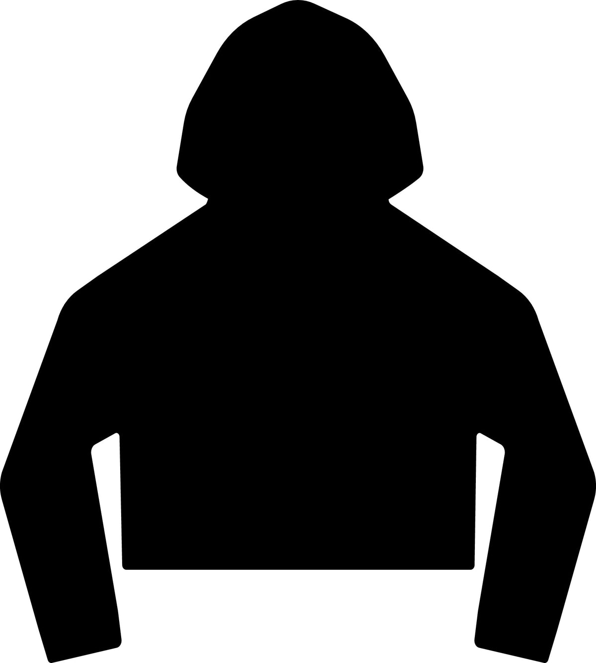 iWomen's Laguna Sueded Raw Edge Crop Hoodie Sweatshirt