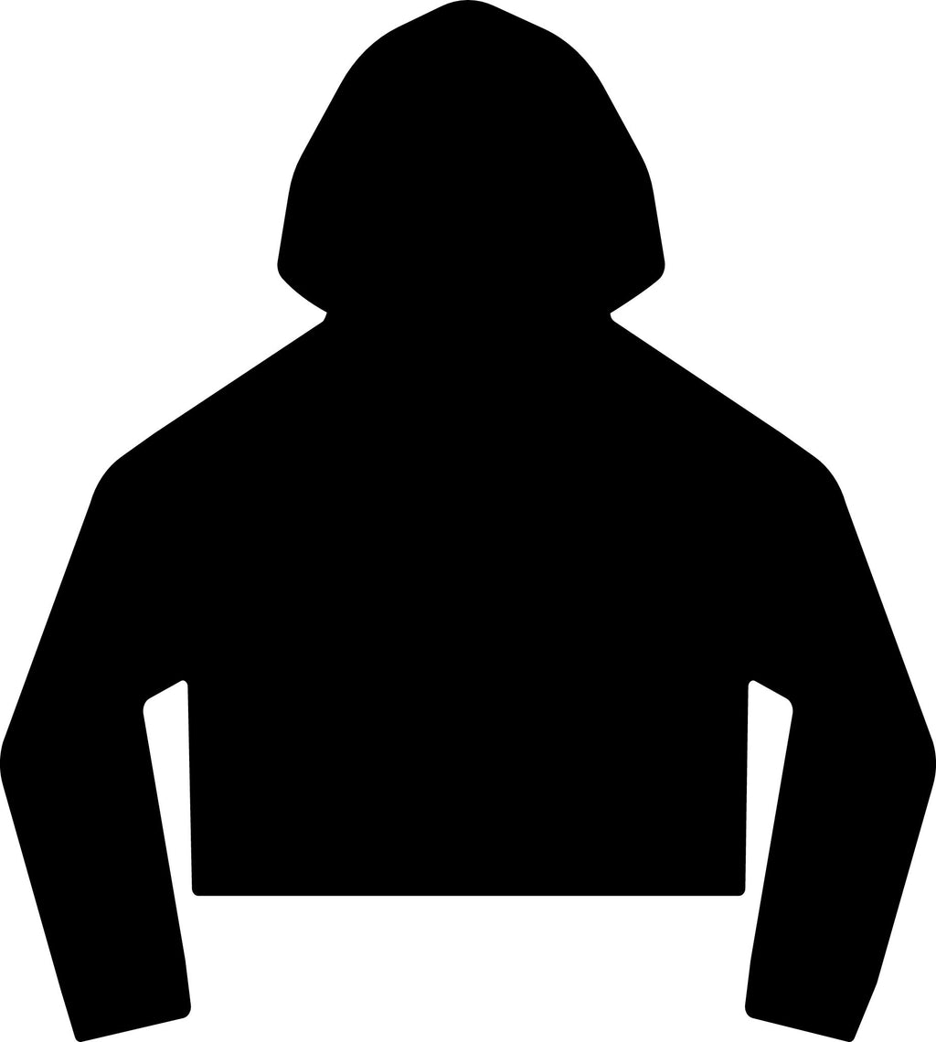 iWomen's Laguna Sueded Raw Edge Crop Hoodie Sweatshirt
