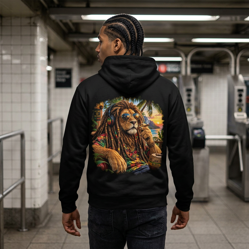 Rasta Lion hoodie
