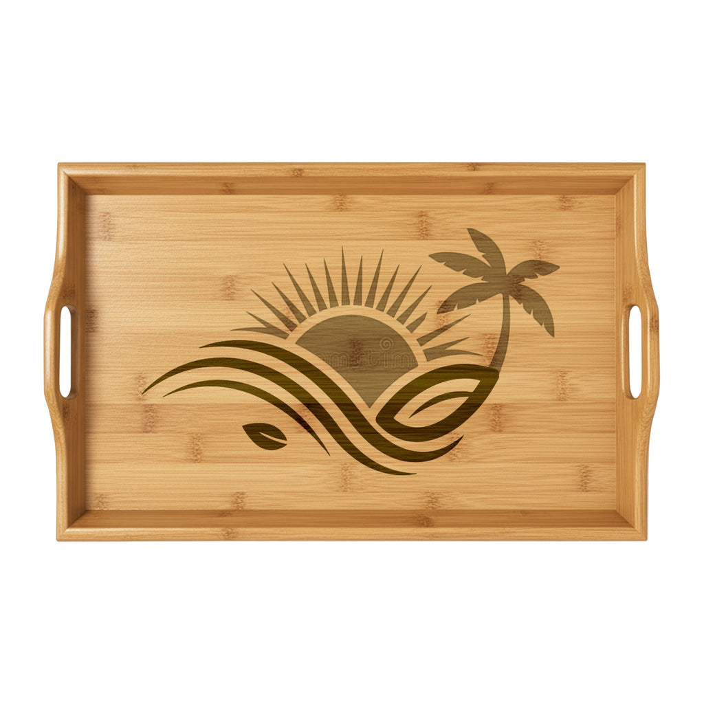 Bamboo Serving Tray (Engraving)