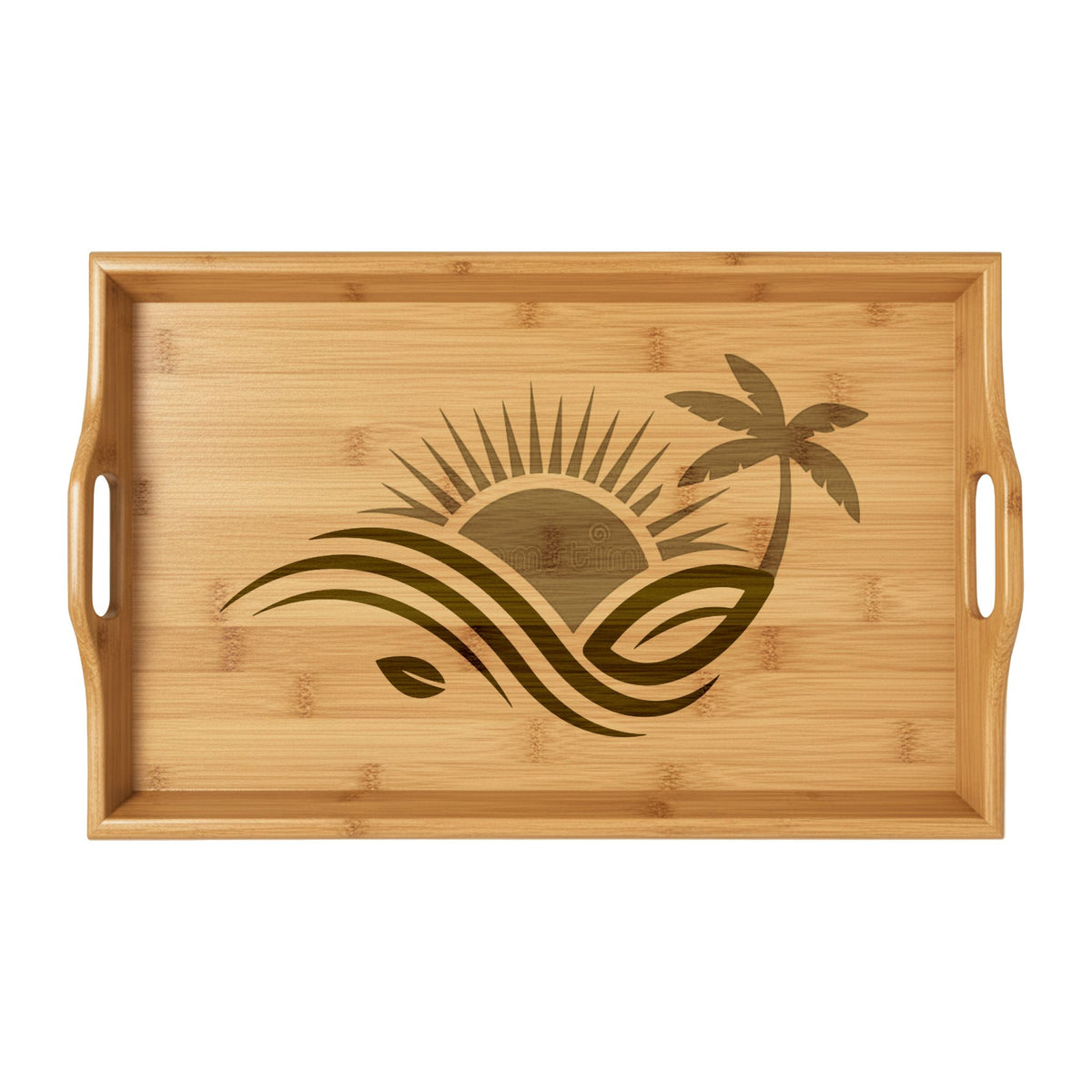 Bamboo Serving Tray (Engraving)