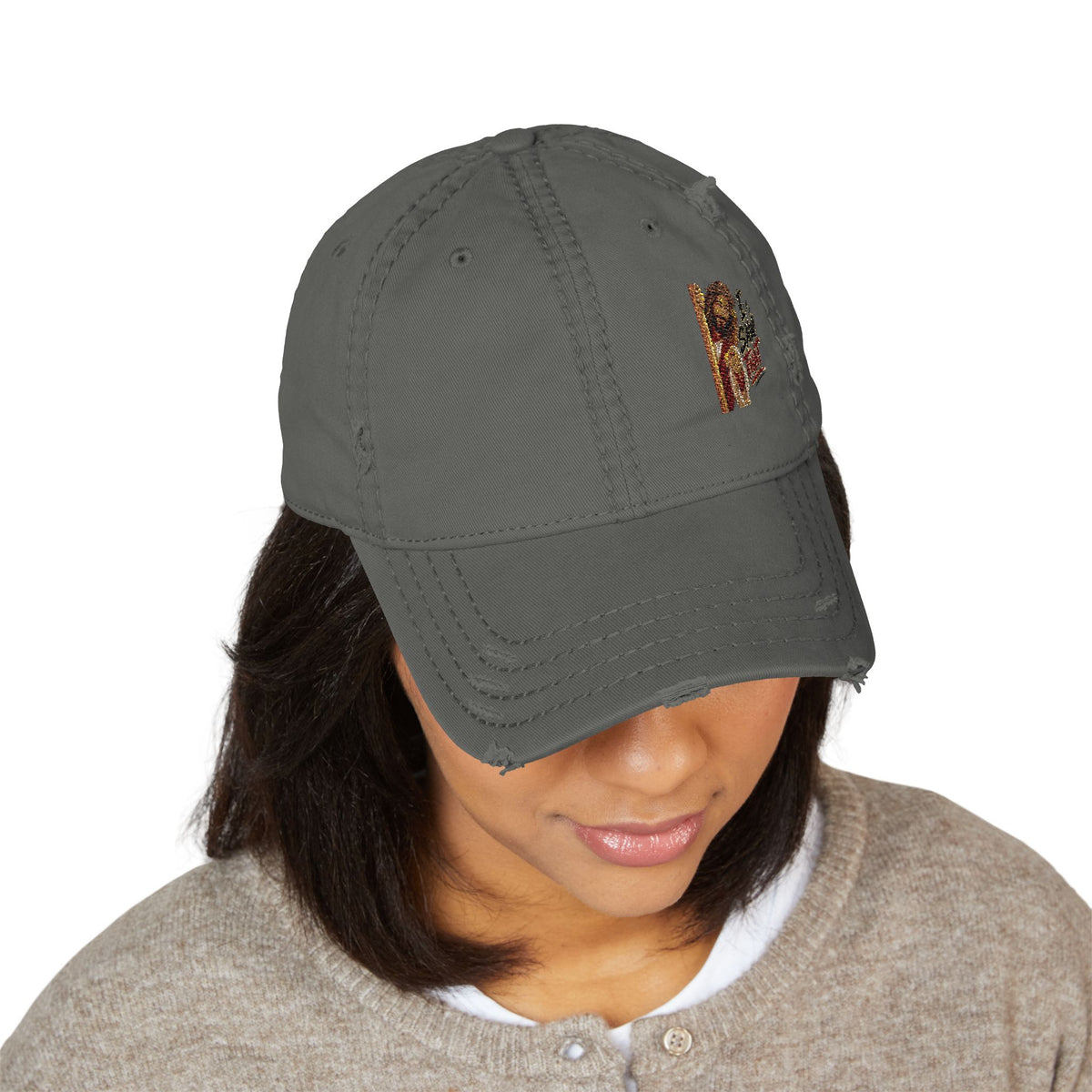 Distressed Dad Hat (Embroidery)