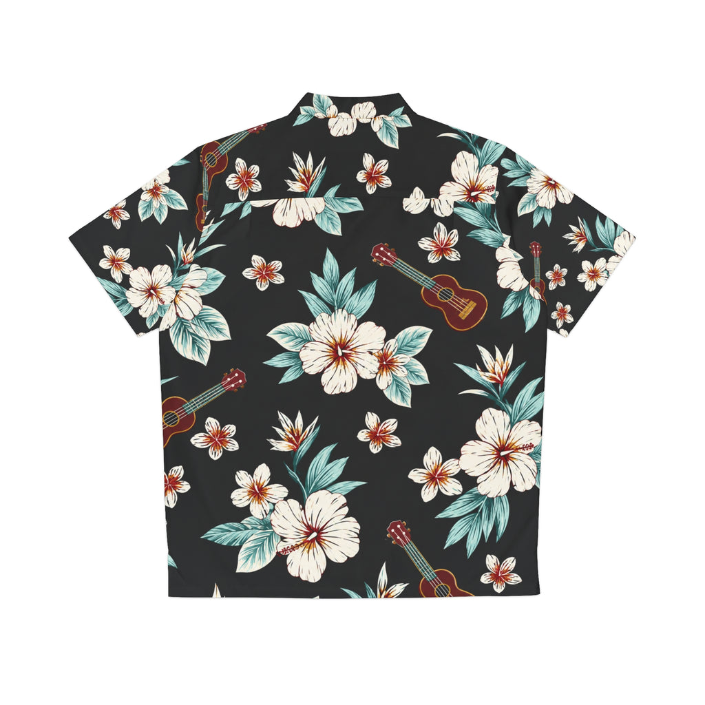 • Tropical Floral Hawaiian Shirt
• Aloha Serenade Hawaiian Shirt | Floral Ukulele Casual Beach Top